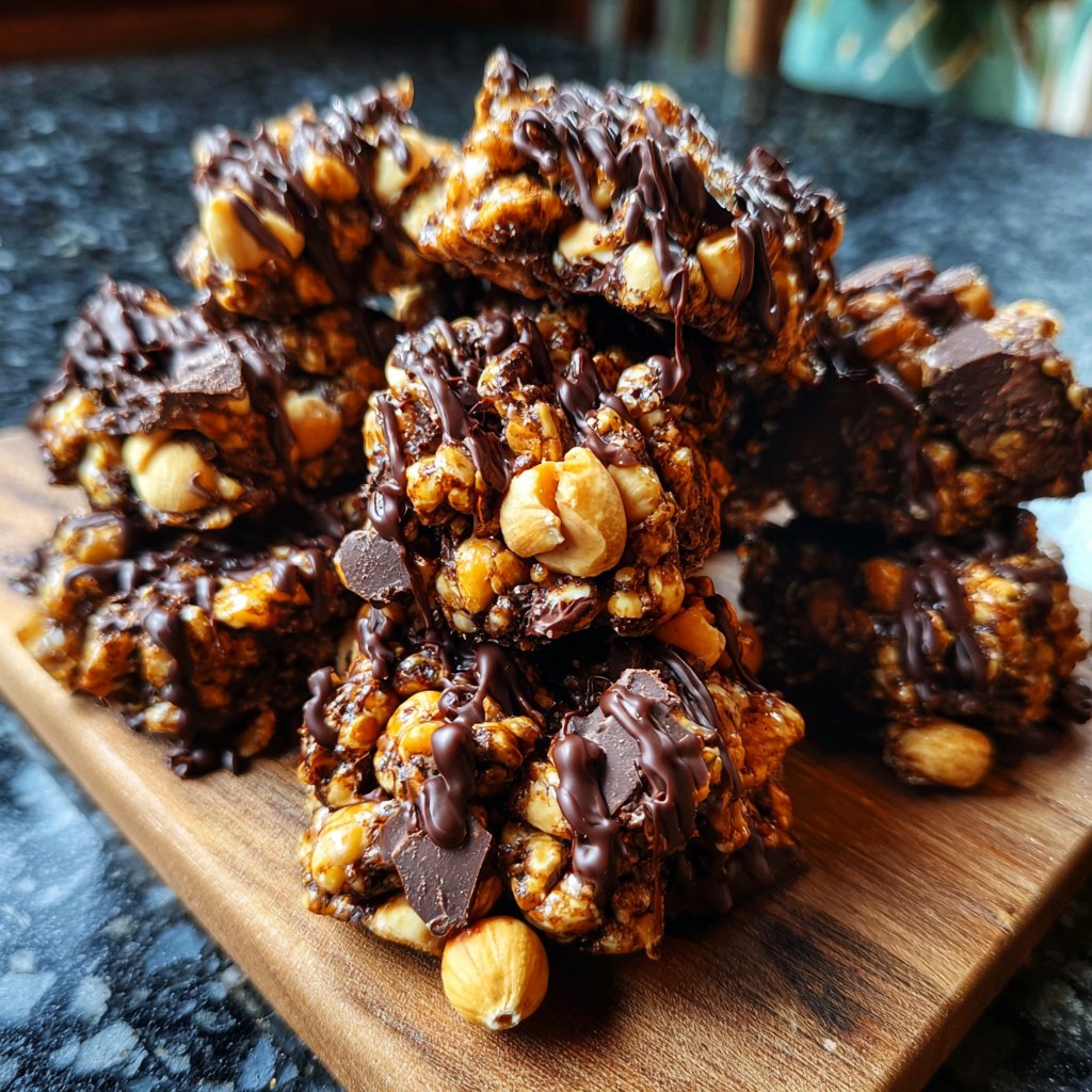 Chocolate Hazelnut Snack Clusters