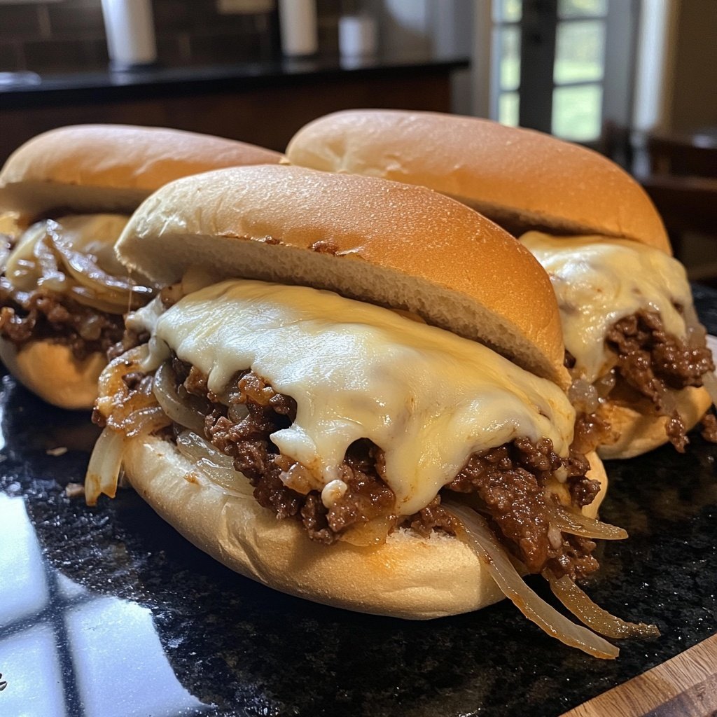 Philly Cheesesteak Sloppy Joes