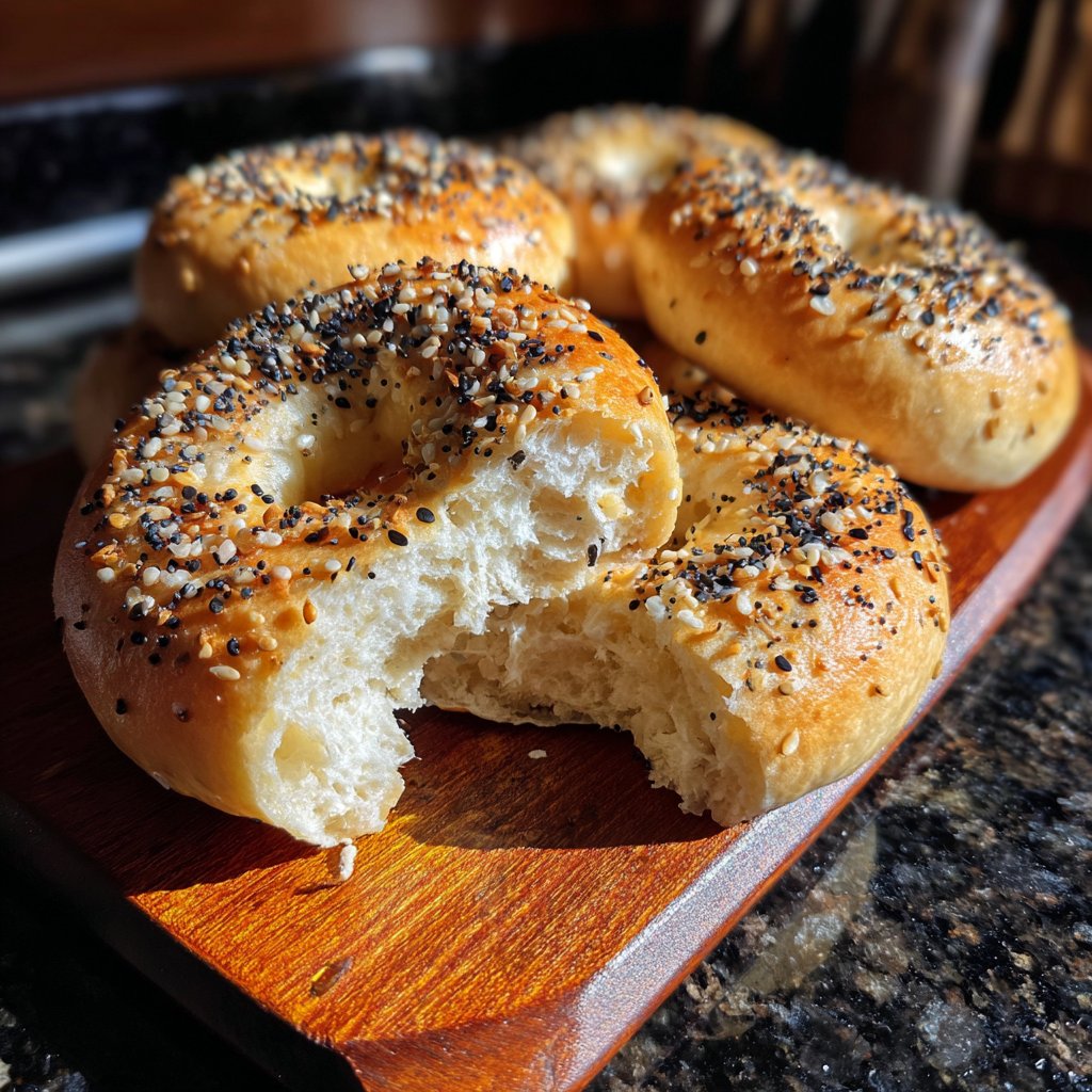 Air Fryer Yogurt Bagels