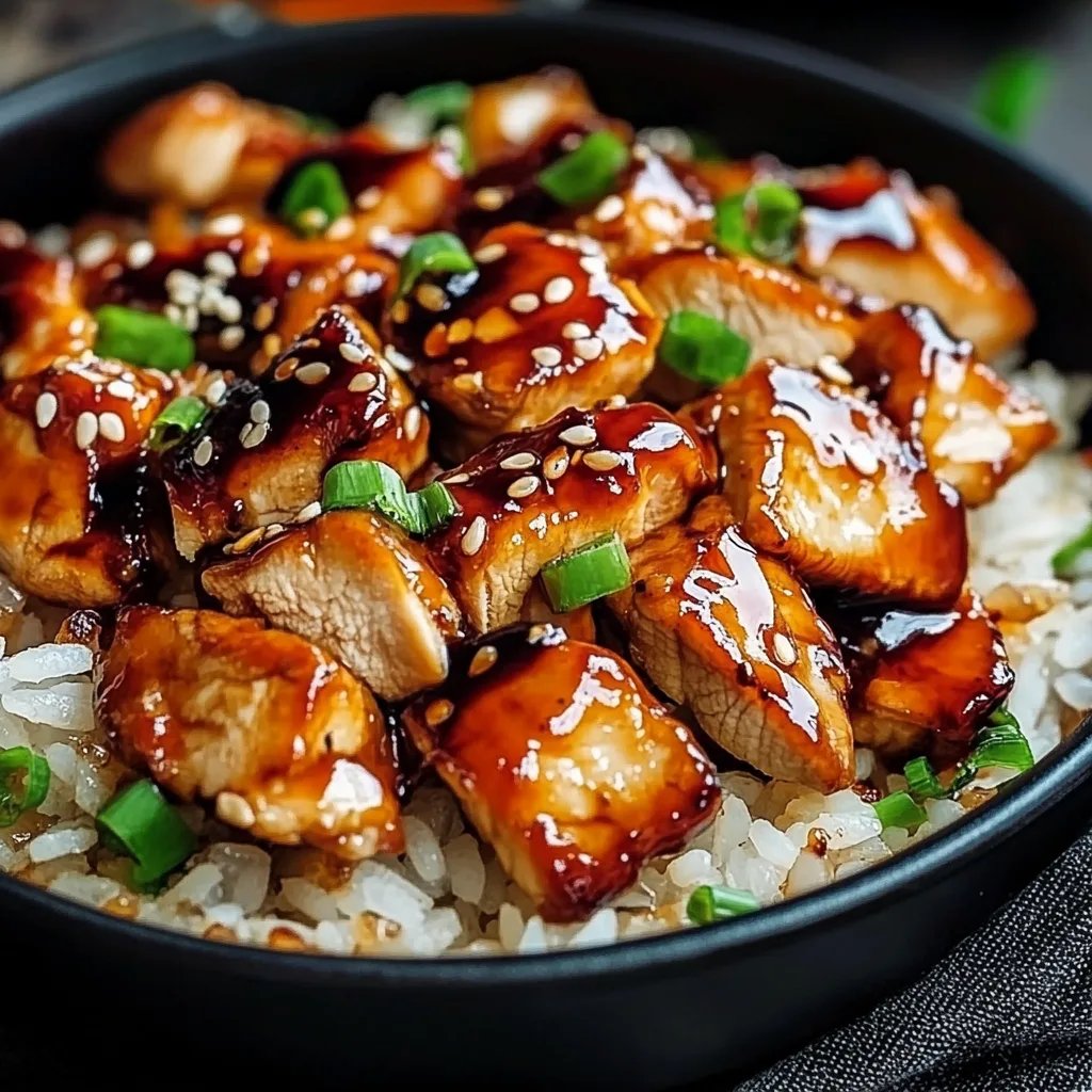One-Pan Honey BBQ Chicken Rice