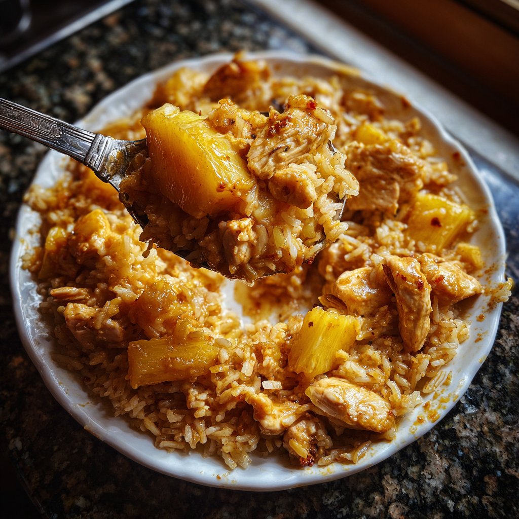 Creamy One Pot Pineapple Chicken And Rice