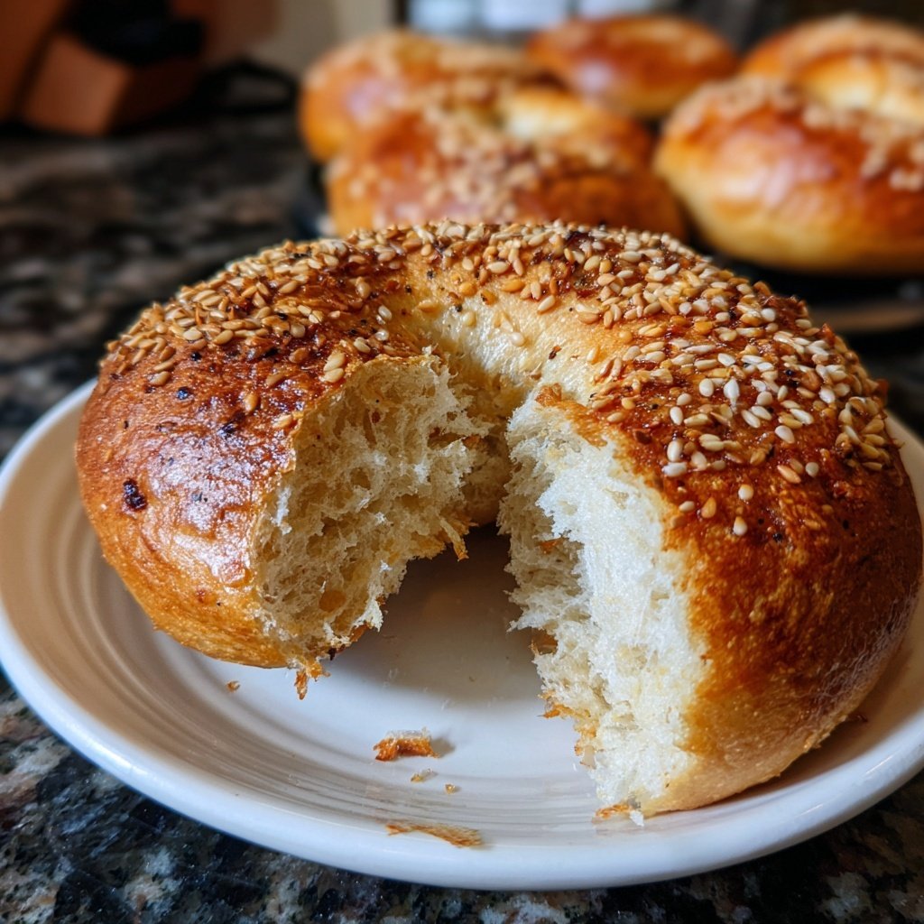 Protein Bagels With Whole Wheat Flour